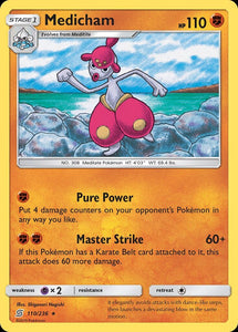 Medicham 110/236 SM Unified Minds Rare Pokemon Card TCG kawaii collector australia