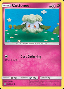 Cottonee 143/236 SM Unified Minds Common Pokemon Card TCG kawaii collector australia