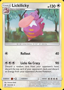 Lickilicky 162/236 SM Unified Minds Rare Pokemon Card TCG kawaii collector australia