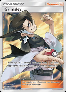 Grimsley 234/236 SM Unified Minds Holo Trainer Ultra Rare Full Art Pokemon Card TCG