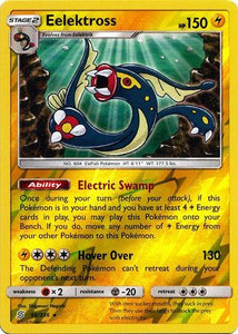 Eelektross 66/236 SM Unified Minds Reverse Holo Rare Pokemon Card TCG kawaii collector australia