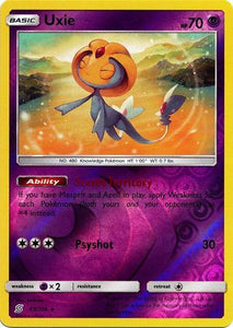 pokemon uxie card Uxie 83/236 SM Unified Minds Reverse Holo Rare Pokemon Card TCG – Kawaii Collector