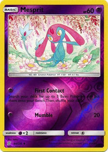 Mesprit 84/236 SM Unified Minds Reverse Holo Uncommon Pokemon Card TCG kawaii collector australia