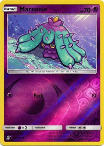 Mareanie 96/236 SM Unified Minds Reverse Holo Common Pokemon Card TCG kawaii collector australia