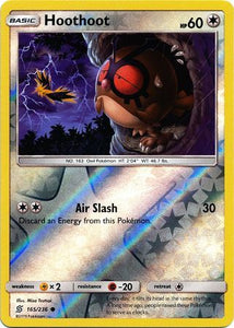 Hoothoot 165/236 SM Unified Minds Reverse Holo Common Pokemon Card TCG Kawaii Collector Hoothoot 165/236 SM Unified Minds Reverse Holo Common Pokemon Card TCG Kawaii Collector